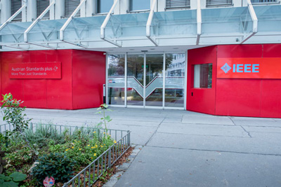 The front of the IEEE Europe office in Vienna, Austria