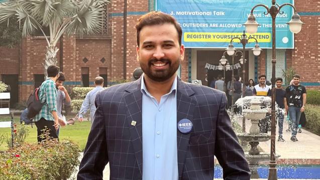 headshot images of the IEEE member spotlight
